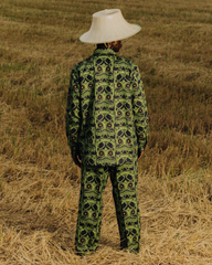 [UNISEX] JEROEN FRANKEN X LOCO MOSQUITO BORNEO BELTED TROUSERS: Alternate View #9