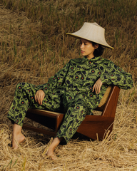 [UNISEX] JEROEN FRANKEN X LOCO MOSQUITO BORNEO BELTED TROUSERS: Alternate View #16