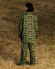 [UNISEX] JEROEN FRANKEN X LOCO MOSQUITO BORNEO BELTED TROUSERS: Alternate View #25