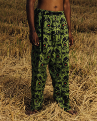 [UNISEX] JEROEN FRANKEN X LOCO MOSQUITO BORNEO BELTED TROUSERS: Alternate View #10