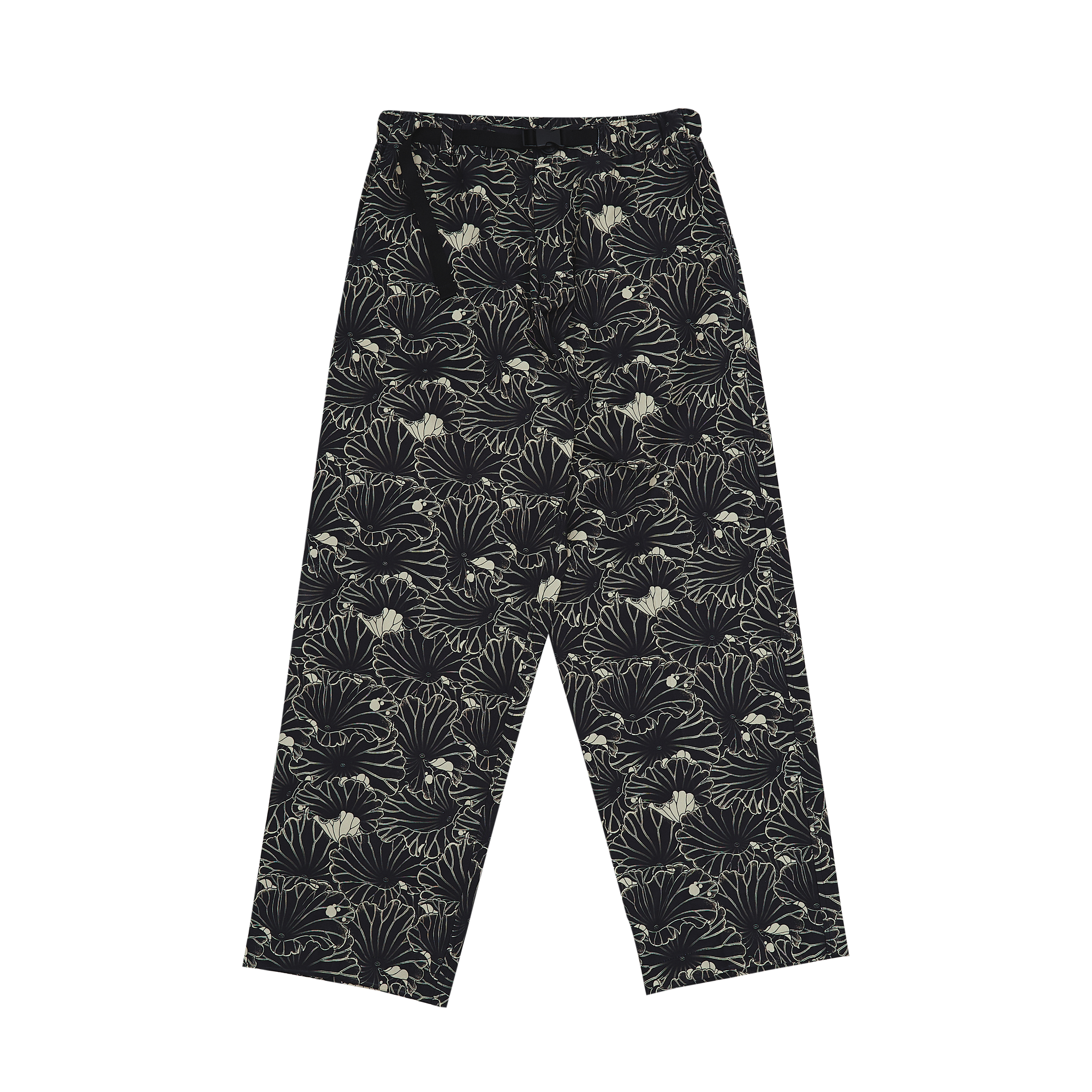[UNISEX] GAKKIN X LOCO MOSQUITO JAPANESE LOTUS BELTED TROUSERS